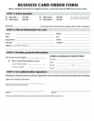 Order form Conversion example