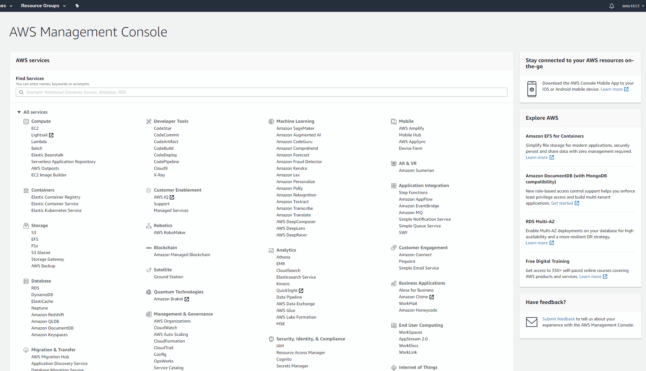 AWS Management Console