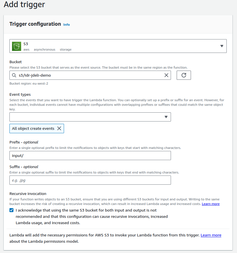 An example AWS Lambda function using JDeli | JDeli Documentation